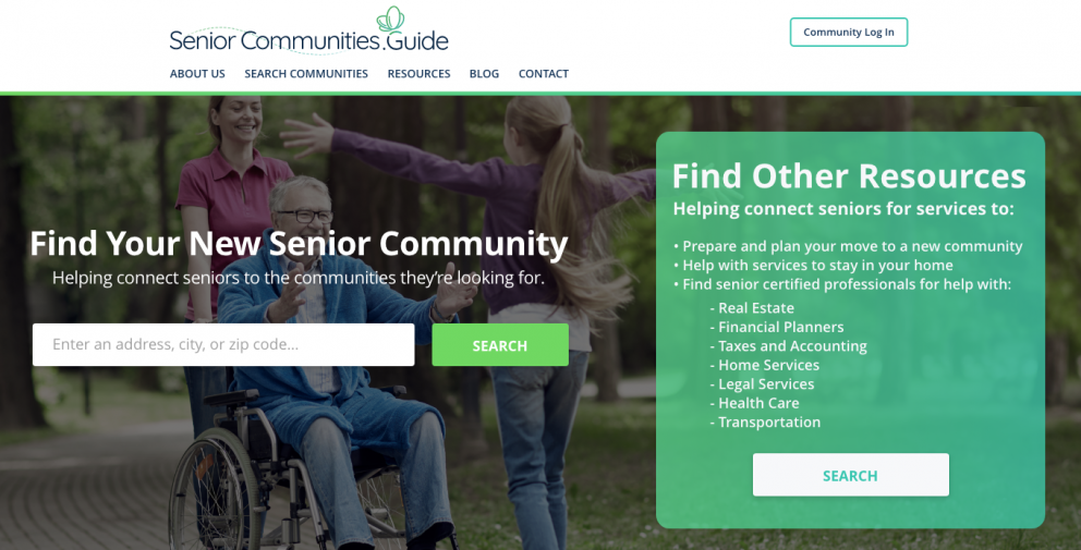 Future Senior Communities Guide Homepage